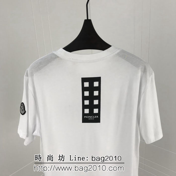 Moncler X PalAngel聯名合作系列 19ss早春新款短袖 數碼直噴印花 定制純棉面料 高版本男女同款 ydi2018